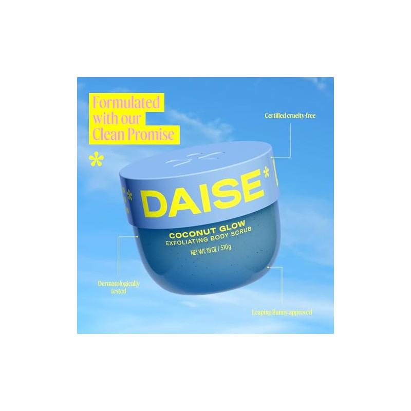 Daise Exfoliante Corporal Resplandor de Coco 510g