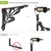 SELEWARE Heavy Duty Shelf Brackets 12 Inch, Branch Shelves Brackets,