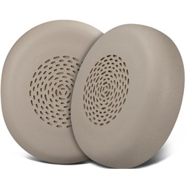 SOULWIT Proteinleder Ersatzpolster Ersatz Ohrpolster für Jabra Evolve2 75 PC Wireless Headset(Nicht für Evolve 75),Polster mit Geräuschisolationsschaum