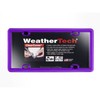 WeatherTech ClearCover License Plate Cover and Frame, Purple