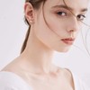 AoedeJ Tiny Gold Half Hoop Earrings Open Hoop Earrings Dainty