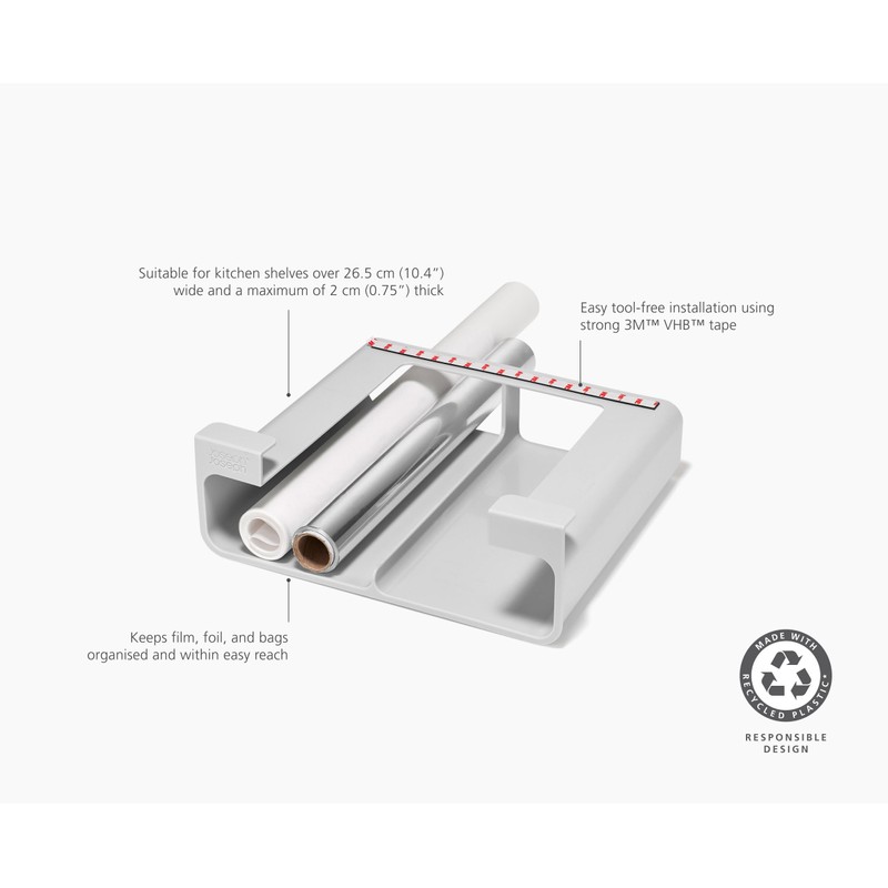 Joseph Joseph CupboardStore Undershelf Foil, Foil and Bag Organiser -