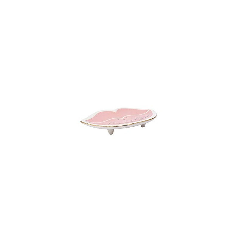 CGB Giftware Blush 'Rise and Shine' Lip Shaped Raised Ceramic