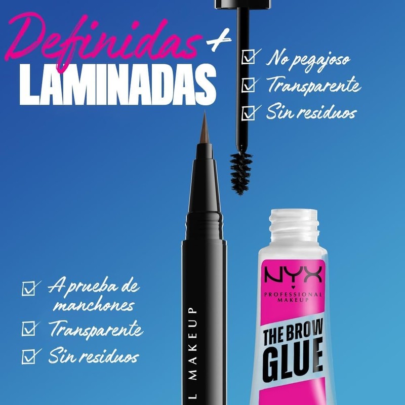 Gel de cejas NYX The Brow Glue – Fijación 16h