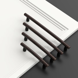 kakapola 10 Pack 3.75 Inch(96mm) Oil Rubbed Bronze Kitchen Cabinet Handles, Cabinet Pulls Kitchen Cabinet Hardware for Cupboard Drawer Pulls