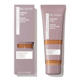 Revlon Illuminance Tinted Serum, Triple Hyaluronic Acid, Evens Out Skin Tone Over Time and Hydrates All Day, SPF 15, 509 Sandalwood, 0.94 fl oz.