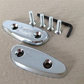 SMT-Mirror Block Off Base Plates Compatible With SUZUK Gsxr 600 750 1000 Gsx-R 2001-2004 Chrome [B00RUDWQZC]