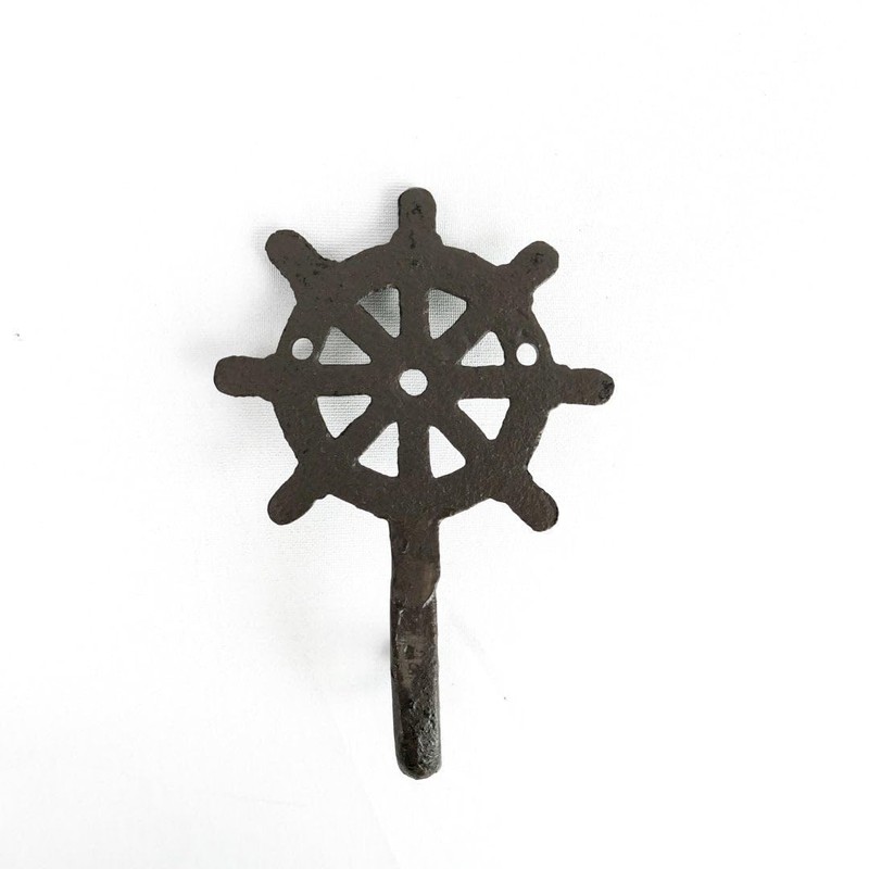 Dragimex Cast Iron Steering Wheel Coat Hook