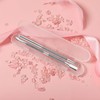2PCS Cuticle Pusher and Cutter with Storage Case,Professional Cuticle Pusher