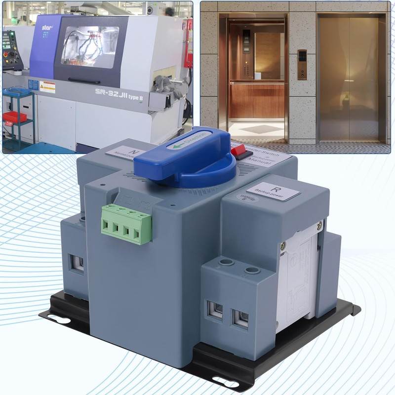 110V Generator Transfer Switch, Dual Power Automatic Generlink Transfer Switch,