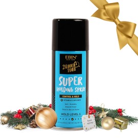 EBIN NEW YORK 24 Hour Tamer Super Holding Spray - Contol & Hold 1.94oz/ 80ml | Tames Frizz & Flyaway, Gives High Shine & Volume, All Day Hold