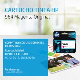 Cartucho de tinta HP 964 magenta original (3JA51AL)
