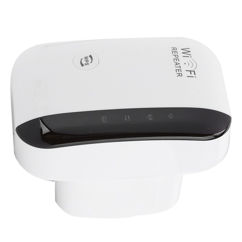 Repeater WiFi Signal Amplifier 300M Ethernet Port Wall‑Mount White for