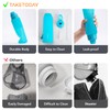 Collapsible Water Bottles 32oz, Foldable Travel Water Bottle with Straw,
