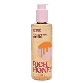 VICTORIA'S SECRET PINK RICH HONEY GLAZED SKIN BODY OIL 8 oz 236ml NEW