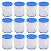suaywo Pack of 12 PP Cotton Filter Element Filter Cartridges