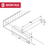 Gedotec Shelf Bracket Adjustable | Pack of 2 Invisible Shelf