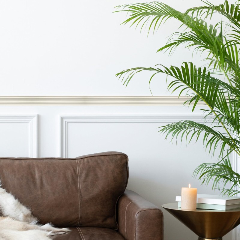 UKCOCO Moldura Pared Flexible Autoadhesiva Moldura Riel Para Silla Despegar
