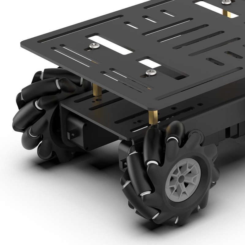 LewanSoul Mecanum Robot Chassis Car Kit with 360° Omnidirectional Wheel,