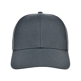 Lids Blank Crossover Dad Adjustable Strapback Hat, Charcoal, One Size