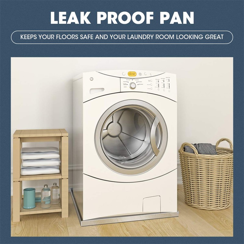 Washing Machine Pan-28" x 30" x 2.5", Heavy Duty 304