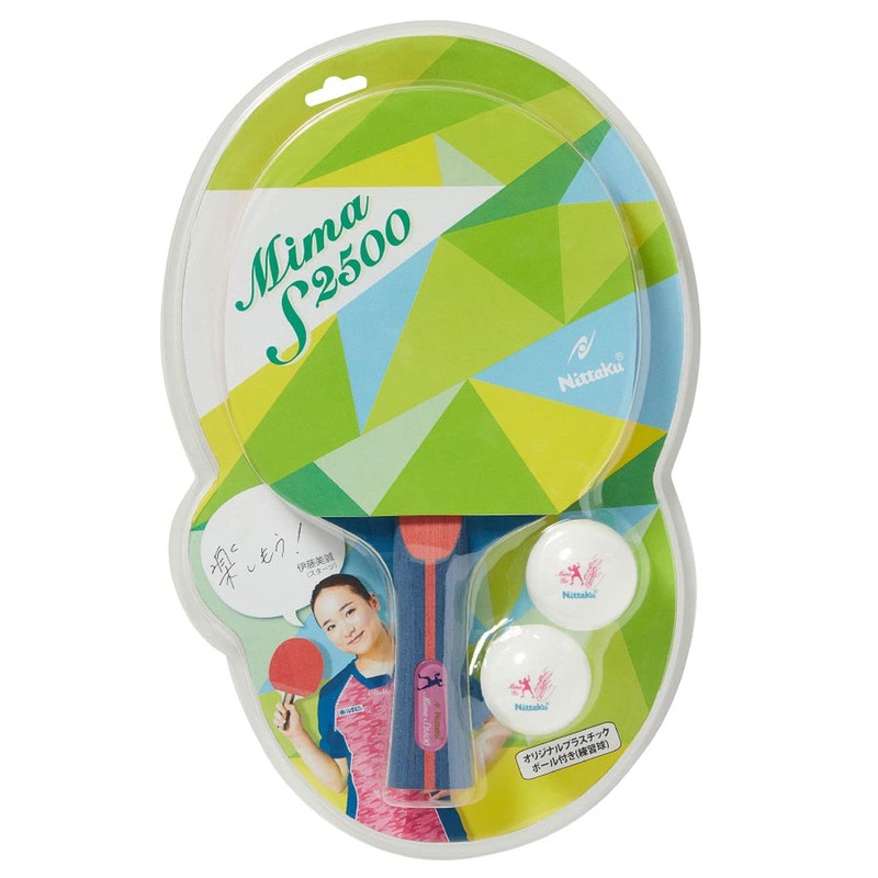 Nittaku NH5140 Table Tennis Racket Mima S2500 Shake Hand Paste