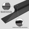Peaha 10 Pack Kitchen Finger Cabinet Handles Black Edge Pull