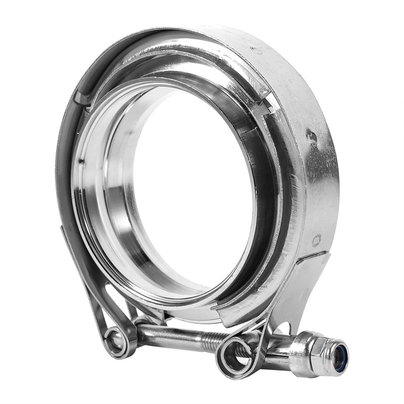 3" Inch Stainless Steel V Band Clamp with 2 Flange