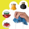 4Pcs Rubber Jar Gripper Pads, Bottle Lid Tops Openers Jar