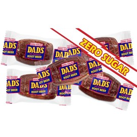 Dad's Sugar Free Root Beer Barrels Hard Candy, Individually Wrapped in Resealable Bag. (2 Pound)