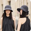 Qzkouma DJIE-70 Women's Hat, UV Protection, Bucket Hat, Sun Visor,