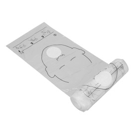 CPR Face Shield 1 Roll Cardiopulmonary Resuscitation Barrier Disposable Face Shield Cardiac Resuscitation Shield for Emergency Use or Training