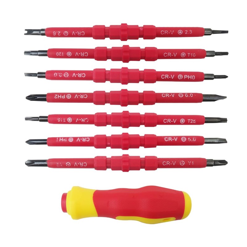 2024 Version 7 in 1 Insulated Screwdriver Set Magnetic Screwdriver