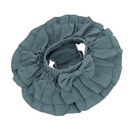 HOOLCHEAN - Minifalda con volantes de gasa de algodón suave para bebés y niñas, Verde, 12-24 Meses