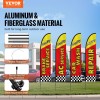 Auto Repair Advertising Feather Flag Pole Kit 4 Banner and