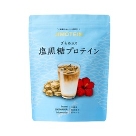 JIMOTEIN 沖縄西表島産の塩黒糖プロテイン プロテインひろこ 人工甘味料フリー ホエイ&ソイ