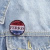 HUAQIGUO 1986 Ferris Bueller's Day Off Red Enamel Brooch Pin