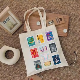 AKTAP Album Idea Gift Fans Gifts For Singer Music Lyric Inspired Big Capacity Bag Singer Merchandise (Pigeon Tote)