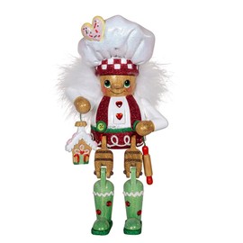 Kurt Adler 11-inch Hollywood Nutcracker™ Gingerbread Baker Boy Shelf Sitter Nutcracker
