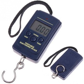 40kg Digital Luggage Scale - Hanging Travel Scale for Suitcases, Fish, and Angler Use