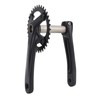 Bike Crank Arm Set Hollow Integrated Single Disc Aluminum Alloy