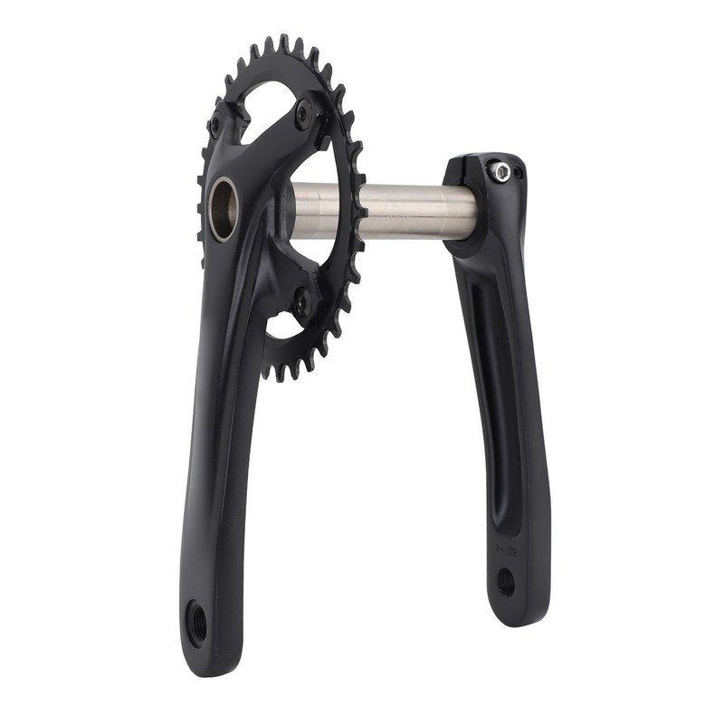 Bike Crank Arm Set Hollow Integrated Single Disc Aluminum Alloy