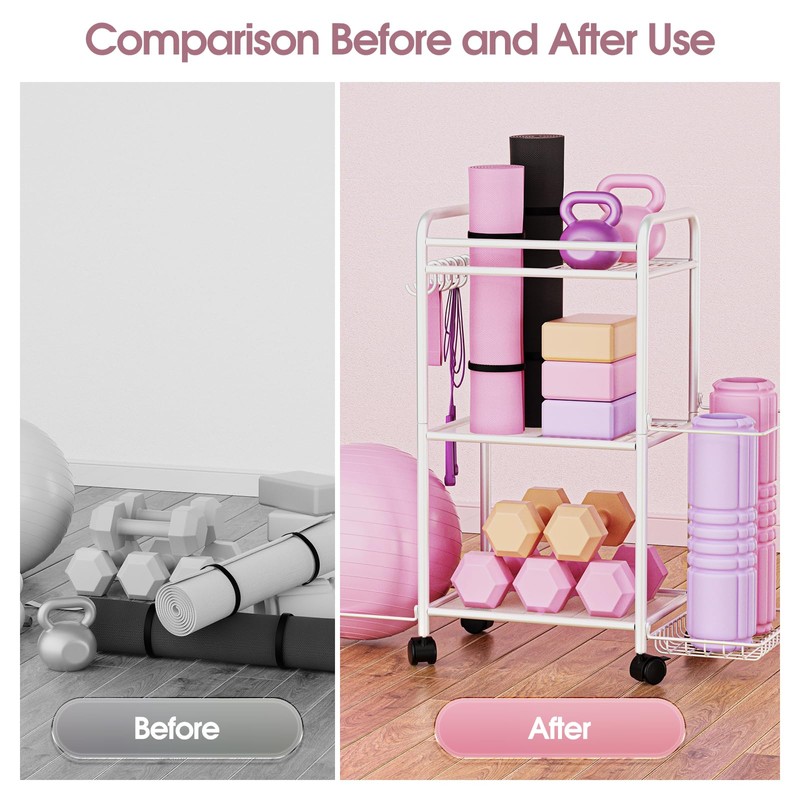 Highpro Home Gym storage Rack - Gym Equipment Storage Rack