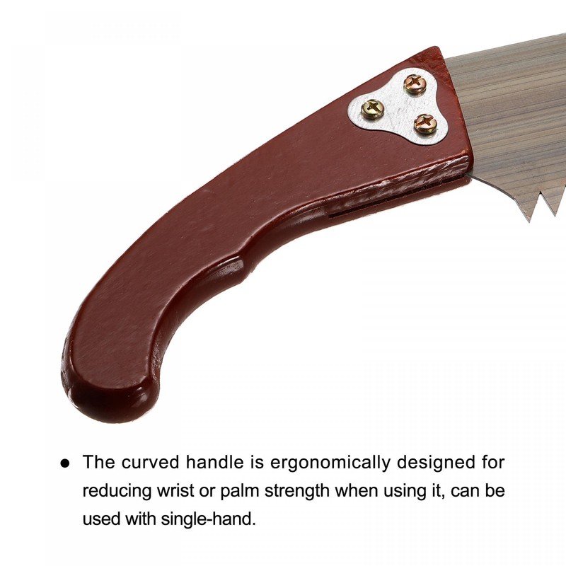 uxcell 24 Inch Pruning Saws, Straight Blade Hand Saw Wood
