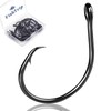 FishTrip Inline Circle Hooks Saltwater - Fishing Catfish Hooks 25pcs