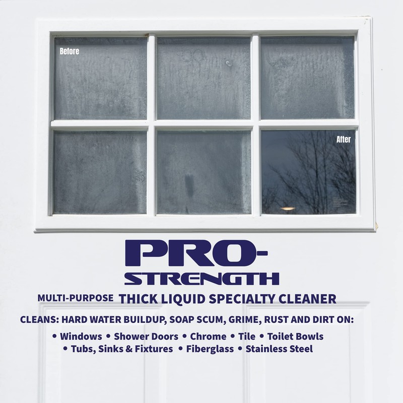 Pro-Strength Hard Water Stain Remover, Industrial Strength Hard Water, Mineral,