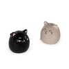 Legami - Kitty-Themed Ceramic Salt and Pepper Set - Hand