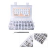 580Pcs Screws Nuts Washers Kit 304 Stainless Steel Cylindrical Head