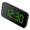 LED Digital Alarm Clock Portable Desk Clock with Snooze for