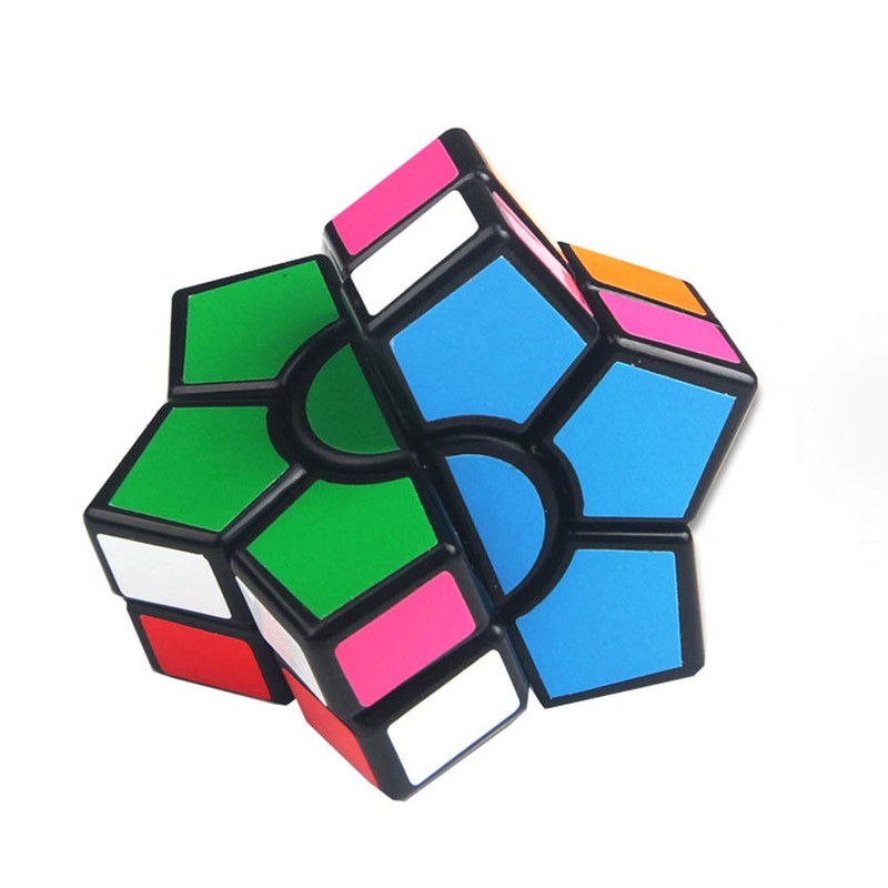 Yealvin 2-Layered Hexagon SQ Cube Creative Magic Cube Smooth Puzzle